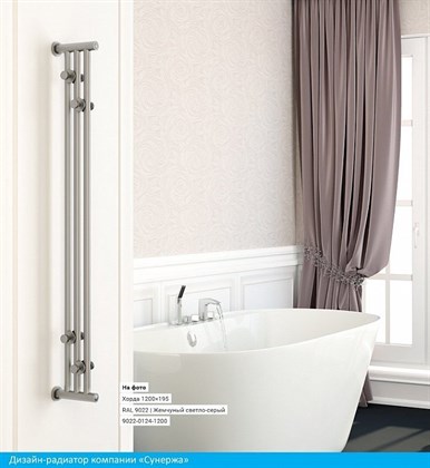 Полотенцесушитель водяной Сунержа Хорда 180 x 19,5 см, 00-0124-1800, хром - фото 114069