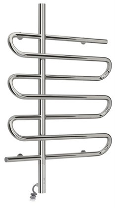 Полотенцесушитель электрический Сунержа Эпатаж 80 x 60 см, ТЭН слева/справа, хром - фото 114091