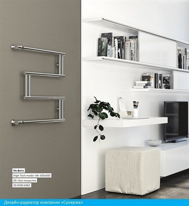 Полотенцесушитель водяной Сунержа High-tech M 60 x 60 см, 00-0050-6060 - фото 114126