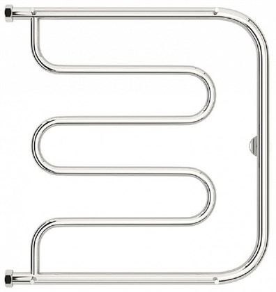Полотенцесушитель водяной Сунержа Лира 60 x 60 см, с 2-мя полками, 00-0012-6060, хром - фото 114189
