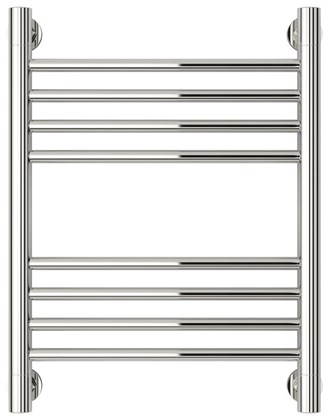 Полотенцесушитель водяной Сунержа Богема+ 50 x 40 см, 00-0220-5040, прямые перемычки, хром - фото 114198