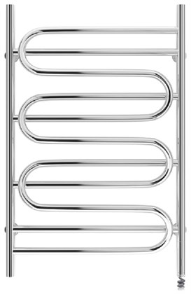 Полотенцесушитель электрический Сунержа Иллюзия 95 x 60 см, 00-0545-9560, ТЭН справа, хром - фото 114240
