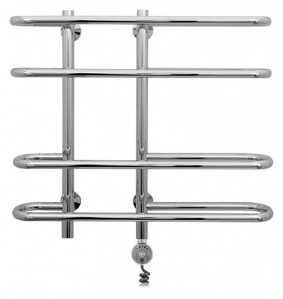 Полотенцесушитель электрический Сунержа Фурор 60 x 70 см, ТЭН слева/справа, хром - фото 114359