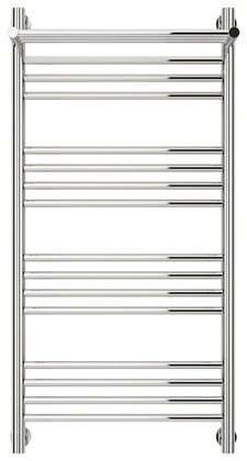 Полотенцесушитель водяной Сунержа Богема с полкой+ 100 x 50 см, 00-0223-1050, хром - фото 114440