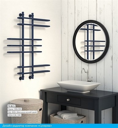 Полотенцесушитель водяной Сунержа Фурор 60 x 60 см, 00-0106-6060, хром - фото 114444