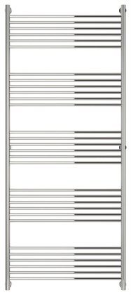 Полотенцесушитель водяной Сунержа Богема+ 190 x 80 см, 00-0220-1980, хром - фото 114476