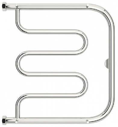 Полотенцесушитель водяной Сунержа Лира 50 x 50 см, с 2-мя полками, 00-0012-5050, хром - фото 114548