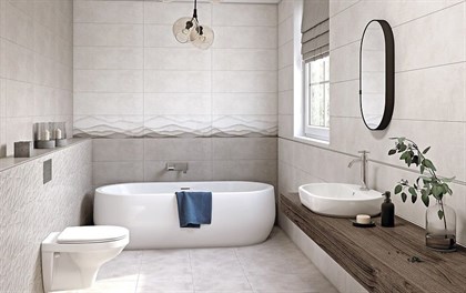 Плитка Cersanit  Haiku HIU521D светло-серый 25х75 - фото 114714