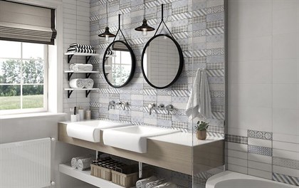 Плитка Cersanit  Nordic рельеф серый 20х44 - фото 115267