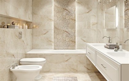 Декор Cersanit Панно Ivory бежевый 75х75 - фото 115340