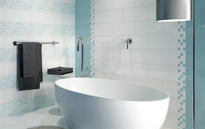 Мозаика Cersanit Вставка Tiffany мозаика голубой 30х30 - фото 115385