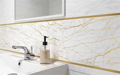 Плитка Cersanit  Calacatta рельеф белый 29,8х59,8 - фото 115411