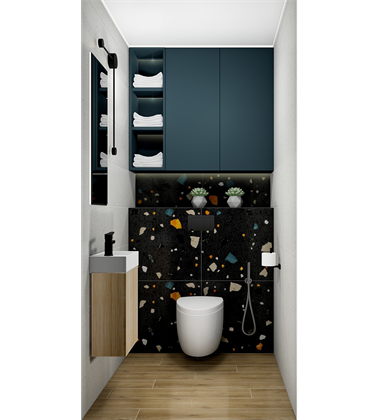 Керамогранит Creto  Cray dark shards 60х60 - фото 115480