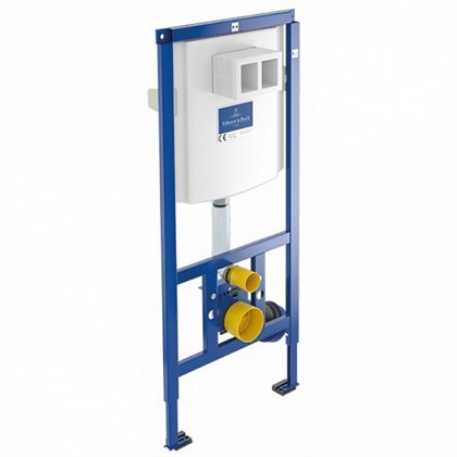 Комплект Villeroy & Boch O.novo/Omnia 76821001 подвесной унитаз+ инсталляция 92246100 с кнопкой+ сиденье 76821001/1 - фото 116349