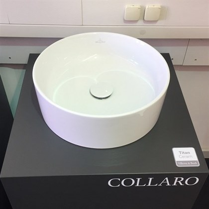 Раковина Villeroy&Boch Collaro 4A184001 40x40 см круглая без перелива - фото 116540