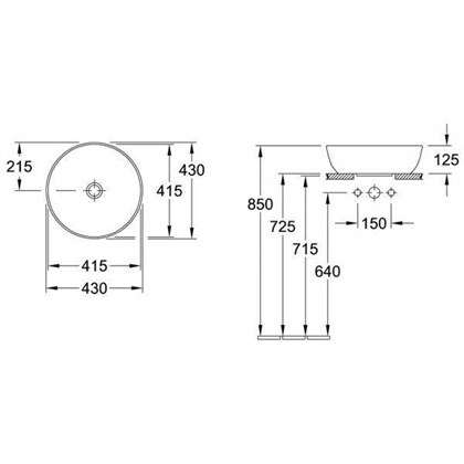 Раковина Villeroy & Boch Artis 41794301 - фото 116557