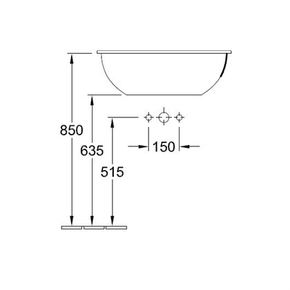 Раковина Villeroy & Boch Loop & Friends 6155 20 01 - фото 116574