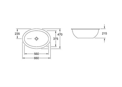 Раковина встраиваемая Villeroy & Boch Loop & Friends 61613001 - фото 116598