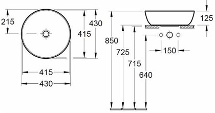 Раковина Villeroy & Boch Artis 417943R1 - фото 116619