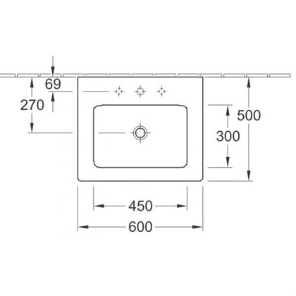 Раковина Villeroy & Boch Venticello 4124 60R1 - фото 116630