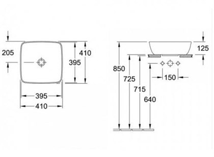 Раковина Villeroy & Boch Artis 41784101 - фото 116645