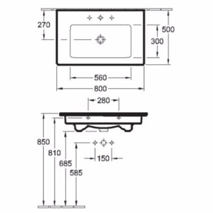 Раковина Villeroy & Boch Venticello 4104 8LR1 - фото 116647