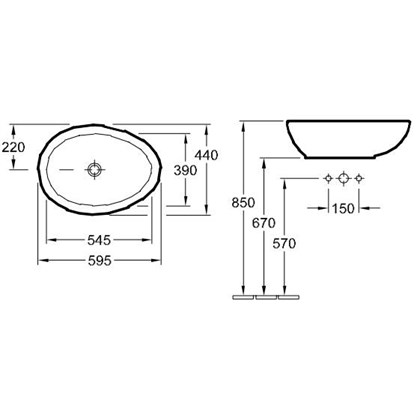 Раковина Villeroy&Boch Aveo 413260R1 New Generation - фото 116754