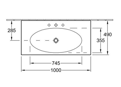 Раковина Villeroy & Boch La Belle 6124 - фото 116757