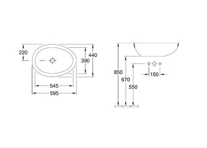 Раковина Villeroy & Boch Aveo new generation 4132 60R2 - фото 116771