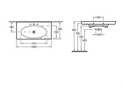 Раковина Villeroy & Boch La Belle 6124G1R1 - фото 116773