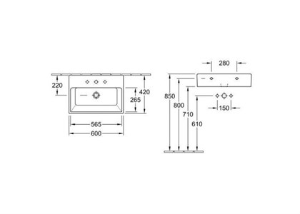 Раковина Villeroy & Boch Memento 5133 6LR1 - фото 116787