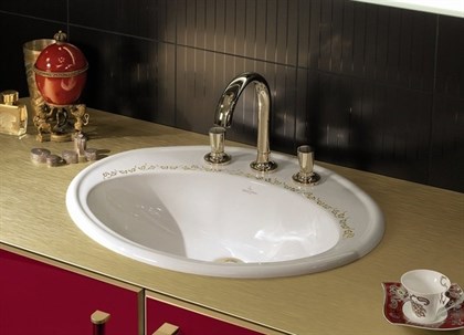 Раковина накладная Villeroy&Boch Amadea 6198 63R1/R2 635x525 см - фото 116847