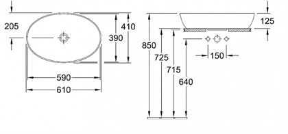 Раковина Villeroy&Boch Artis 4198 61R1 альпийский белая CeramicPlus - фото 116886