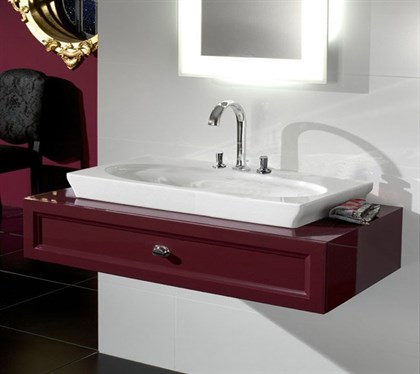 Раковина Villeroy&Boch La Belle 6124 G1R1 шлифованная низ - фото 116891