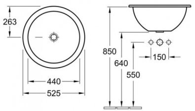 Раковина Villeroy&Boch Loop&Friends 6140 5101 альпийский белая - фото 117067