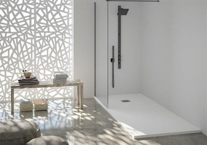 Душевой поддон Zenon Focus Slate Nieve 120х80 см - фото 117099