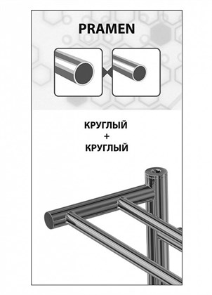 Полотенцесушитель водяной Lemark Pramen П10 500x800 - фото 117634