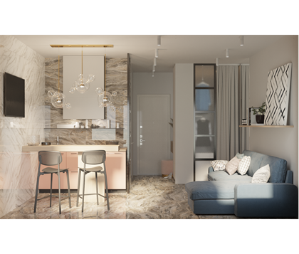 Керамогранит Vitra  MarbleSet Венато Светло-серый 7ЛПР 60х60 - фото 117760