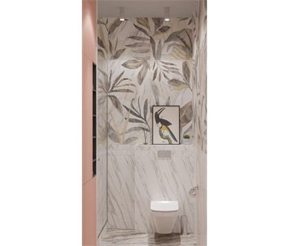 Керамогранит Vitra  MarbleSet Венато Светло-серый 7ЛПР 60х120 - фото 117784