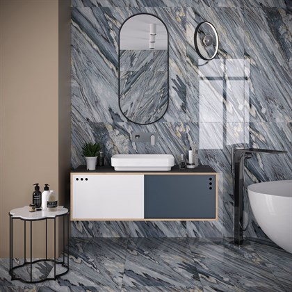 Керамогранит Gracia Ceramica  Borge blue PG 01 lappato 60х120 - фото 117882