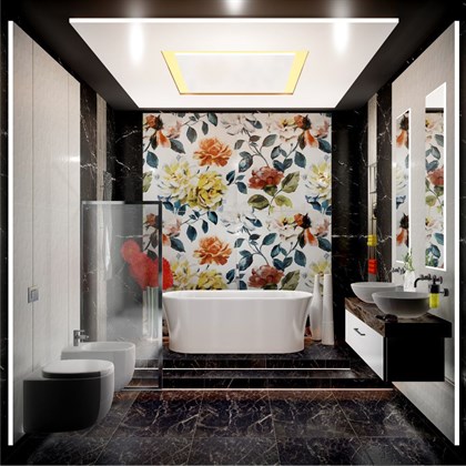 Керамогранит Marazzi  Grande Marble Look Elegant Black 120x240 - фото 117991