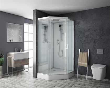 Душевая кабина Niagara Premium NG-6002-01D 100х100х220 стекло прозрачное - фото 121054