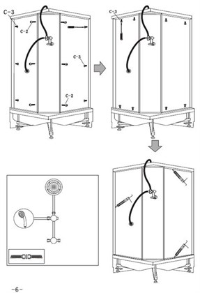 Душевая кабина Niagara NG-702 100х100х220 см - фото 121333