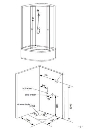 Душевая кабина Niagara NG-2510L - фото 121437