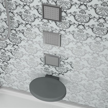 Душевая кабина Niagara NG-7714W 100x90 см с гидромассажем стенки белые - фото 121623