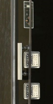 Душевая кабина Niagara NG-1701 четверть круга задняя стенка - белая 90x90 см - фото 121708