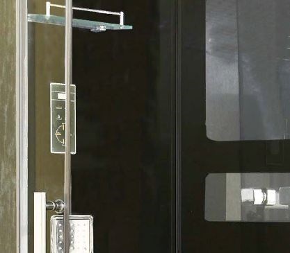 Душевая кабина Niagara NG-1701 четверть круга задняя стенка - белая 90x90 см - фото 121709