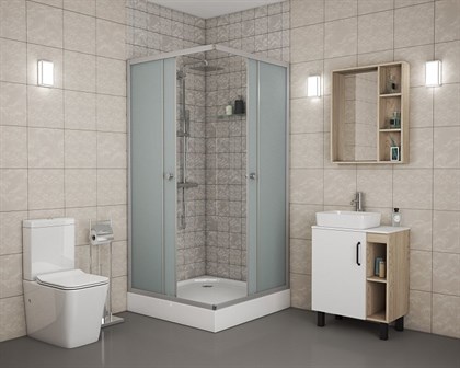 Душевой уголок Niagara Eco NG-008-14Q 80х80х195 стекло матовое - фото 121720