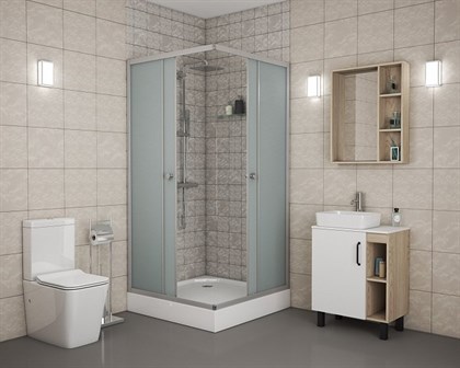 Душевой уголок Niagara Eco NG-010-14Q 100х100х195 стекло матовое - фото 121723