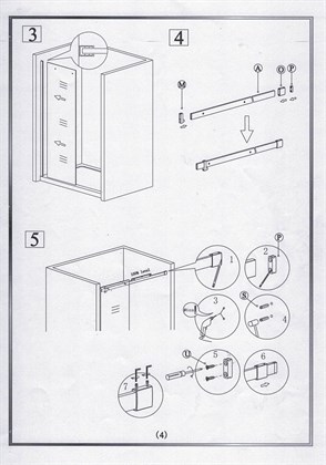Душевая перегородка GOOD DOOR Galaxy SP-80-C-B - фото 121853